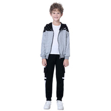 Load image into Gallery viewer, Kids Tracksuits,Teen Boys School Sweatsuits,Fashion Cotton Hooded Tops + Pants Set,Soft Children's Long Sleeve Sportswear

