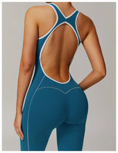 Load image into Gallery viewer, Sleek Back Hollow Bodysuit Jumpsuit
