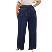 Load image into Gallery viewer, Dark Wash Wide Leg Jeans
