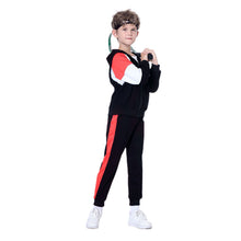 Load image into Gallery viewer, Kids Tracksuits,Teen Boys School Sweatsuits,Fashion Cotton Hooded Tops + Pants Set,Soft Children's Long Sleeve Sportswear
