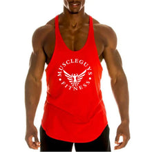 Load image into Gallery viewer, Workout Clothing Fitness Top Men Gym Tank  Mens Bodybuilding Brand Vest Muscle Sleeveless Singlets Fashion Sports Shirt
