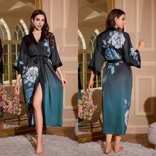 Load image into Gallery viewer, Luxury Summer Silk Bath Robe
