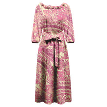 Load image into Gallery viewer, Tonga Puletaha Dress Polynesian Style Plus Size Clothing Samoa Women Dresses Tribe Island Church Clothes Custom

