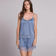 Load image into Gallery viewer, Satin Sleeveless Summer Nightie Pajamas
