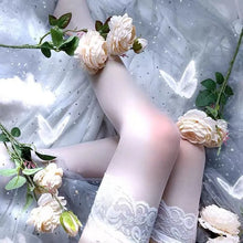 Load image into Gallery viewer, Transparent Breathable Women Thigh Socks
