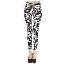 Load image into Gallery viewer, Women Leggings High Waist Cartoon Comic Beauty Print Trousers Soft Female Casual Elastic Pant

