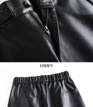 Load image into Gallery viewer, Wide Leg PU Leather Pants

