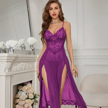 Load image into Gallery viewer, Lace Lingerie Wedding Nightwear Set
