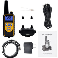 Load image into Gallery viewer, Electric Dog Training Collar Waterproof Dog Bark Collar Pet With Remote Control Rechargeable Anti Barking Device All Size Dogs
