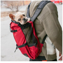 Load image into Gallery viewer, Hiking Pet Dog Carrier Travel Backpack Outdoor Ventilation Breathable Bicycle Motorcycle Outdoor Sport Mesh Bag Drop Shipping
