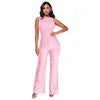 Load image into Gallery viewer, Elegant High-Waisted Sequin Jumpsuit
