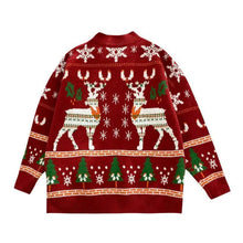 Load image into Gallery viewer, Christmas Loose Knit Pullover Sweater

