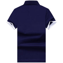 Load image into Gallery viewer, Polo Shirt Men Summer New Men's Short-Sleeved Polo Shirt Mens Embroidery Synthetic Fiber Fabric Youth Casual Business Polo Shirt
