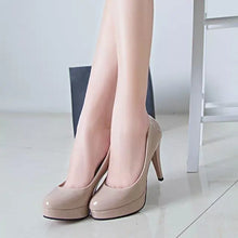 Load image into Gallery viewer, Femmes Hauts Talons Women Fashion Classic High Heel Shoes Lady Office Grey High Heel Shoes Female Pumps Wedding Shoes 34-42
