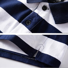 Load image into Gallery viewer, Contrast Stripe Summer Polo Shirt
