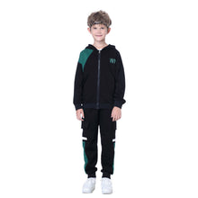 Load image into Gallery viewer, Kids Tracksuits,Teen Boys School Sweatsuits,Fashion Cotton Hooded Tops + Pants Set,Soft Children's Long Sleeve Sportswear
