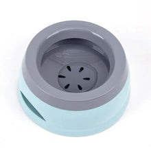 Load image into Gallery viewer, Pet Dog Bowls Floating Not Wetting Mouth Cat Bowl No Spill Drinking Water Feeder Plastic Portable Dog Bowl Support Accessories
