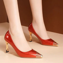 Load image into Gallery viewer, High Heels Women's Stiletto Heels 2020 Autumn New All-match Women's Shoes Black Sexy Temperament Pointed Toe Single Shoes Women
