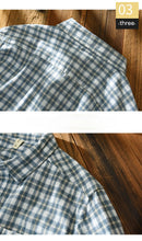 Load image into Gallery viewer, Retro Plaid Multi Pocket Shirt
