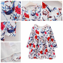 Load image into Gallery viewer, Printed Flower Casual Girls Dress

