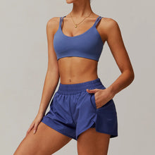 Load image into Gallery viewer, High Waist Sports Shorts Set

