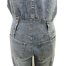 Load image into Gallery viewer, Sleeveless Loose Wide-leg Pants Sleeveless Jumpsuit for Women 2026 Summer NewArrive Jeans Long Romper
