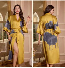 Load image into Gallery viewer, Luxury Summer Silk Bath Robe
