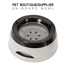 Load image into Gallery viewer, Pet Dog Bowls Floating Not Wetting Mouth Cat Bowl No Spill Drinking Water Feeder Plastic Portable Dog Bowl Support Accessories
