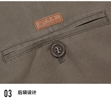 Load image into Gallery viewer, Classic Pleated Cotton Business Trousers
