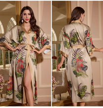 Load image into Gallery viewer, Luxury Summer Silk Bath Robe
