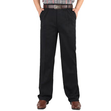 Load image into Gallery viewer, Classic Pleated Cotton Business Trousers
