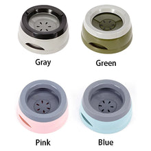 Load image into Gallery viewer, Pet Dog Bowls Floating Not Wetting Mouth Cat Bowl No Spill Drinking Water Feeder Plastic Portable Dog Bowl Support Accessories
