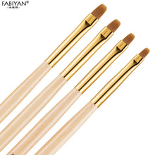 Load image into Gallery viewer, Nail Art Brush Painting Drawing Carving Pen Wooden Handle Round Manicure Tools Design Flower Acrylic Tips UV Gel Polish
