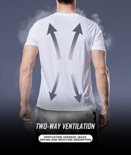 Load image into Gallery viewer, Men's Fitness Gym T Shirts 2020 Shirt Homme Running Men Designer Quick Dry T-Shirts Running Slim Fit Tops Tees Sport Muscle Tee
