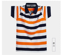 Load image into Gallery viewer, Contrast Stripe Summer Polo Shirt
