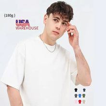 Load image into Gallery viewer, Oversized Organic Cotton Drop-Shoulder T-Shirt
