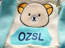 Load image into Gallery viewer, Fleece Hooded Baby Outfit Set
