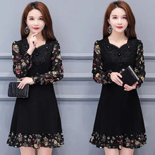Load image into Gallery viewer, Elegant Polka Dot Midi Dress
