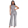 Load image into Gallery viewer, Elegant High-Waisted Sequin Jumpsuit
