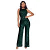 Load image into Gallery viewer, Elegant High-Waisted Sequin Jumpsuit

