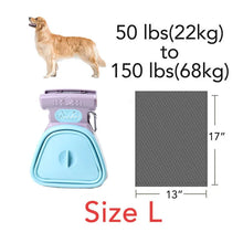 Load image into Gallery viewer, Dog Pet Travel Foldable Pooper Scooper With 1 Roll Decomposable bags Poop Scoop Clean Pick Up Excreta Cleaner
