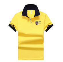 Load image into Gallery viewer, Polo Shirt Men Summer New Men's Short-Sleeved Polo Shirt Mens Embroidery Synthetic Fiber Fabric Youth Casual Business Polo Shirt
