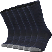Load image into Gallery viewer, Navy Cushioned Training Crew Socks
