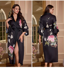Load image into Gallery viewer, Luxury Summer Silk Bath Robe
