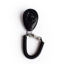 Load image into Gallery viewer, Dog Training Clicker Pet Cat Plastic New Dogs Click Trainer Aid Tools Adjustable Wrist Strap Sound Key Chain Dog Supplies
