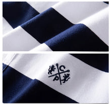 Load image into Gallery viewer, Contrast Stripe Summer Polo Shirt
