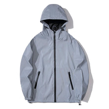 Load image into Gallery viewer, Urban Hooded Zip Windbreaker Jacket
