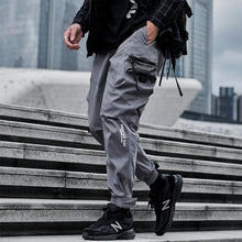 Load image into Gallery viewer, New Joggers Cargo Pants Men Fashion Ribbons Pocket Harem Trousers Sweatpants Men Hip Hop Harajuku Streetwear Casual Pants
