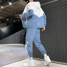 Load image into Gallery viewer, 2026 Men Tracksuit Casual Joggers Hooded Sportswear Jackets And Pants 2 Piece Sets Hip Hop Running Sports Suit
