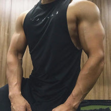 Load image into Gallery viewer, NEW Bodybuilding Sporty Tank Tops Men Gyms Fitness Workout Sleeveless Shirt Male Stringer Singlet Summer Casual Loose Undershirt

